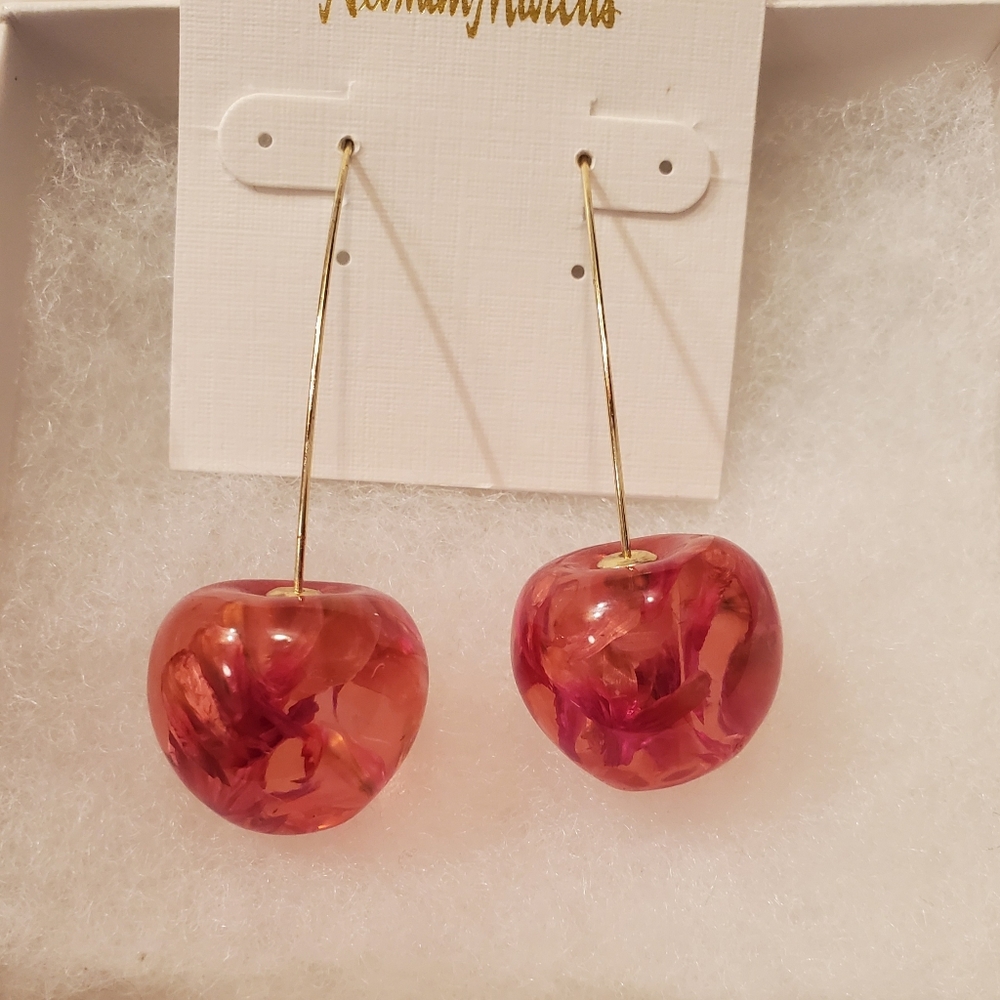 Cherry earrings, Neiman Marcus